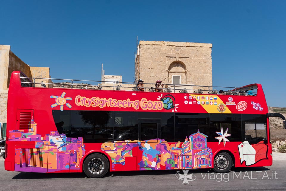 Autobus della City Sightseeing a Malta