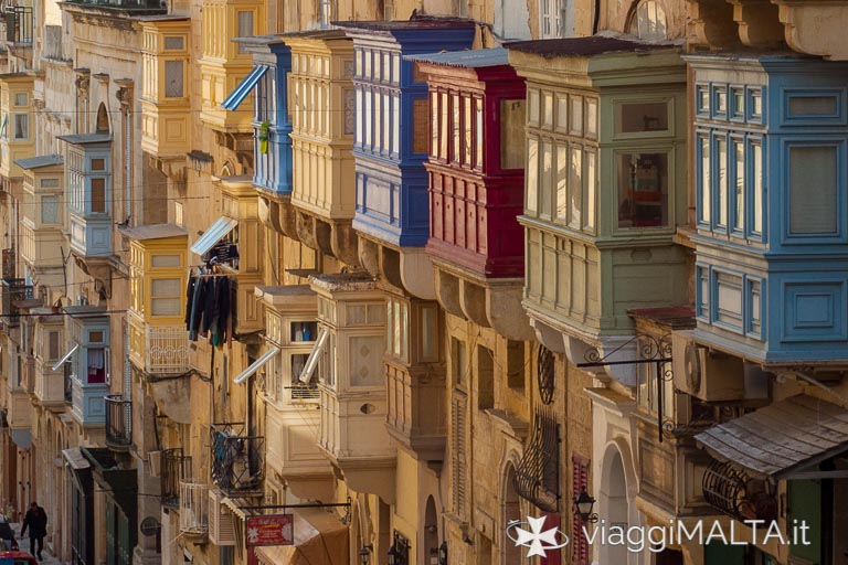 Scorcio tipico di Valletta